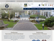 Tablet Screenshot of ospedalemotta.it